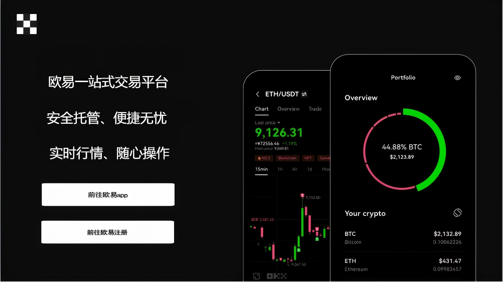 okpay 钱包app下载页面展示